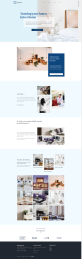 家装网页设计代码，清新室内设计网站模板