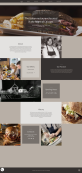餐廳網站建設，餐飲行業網頁設計模板
