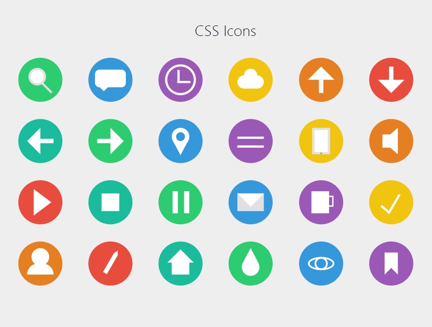 css圖標(biāo)代碼，常用的網(wǎng)站圖標(biāo)素材
