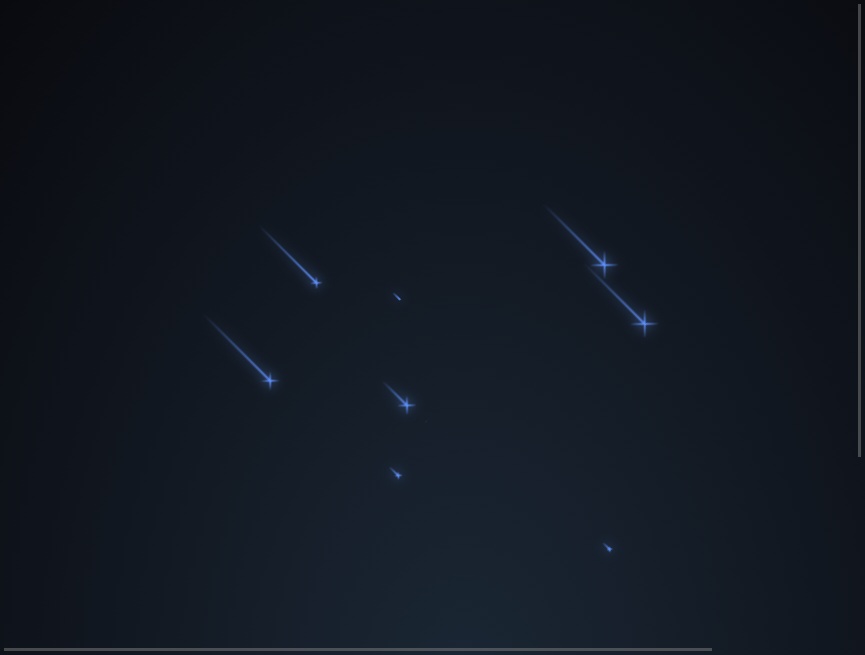 流星動畫制作，css流星雨代碼模板