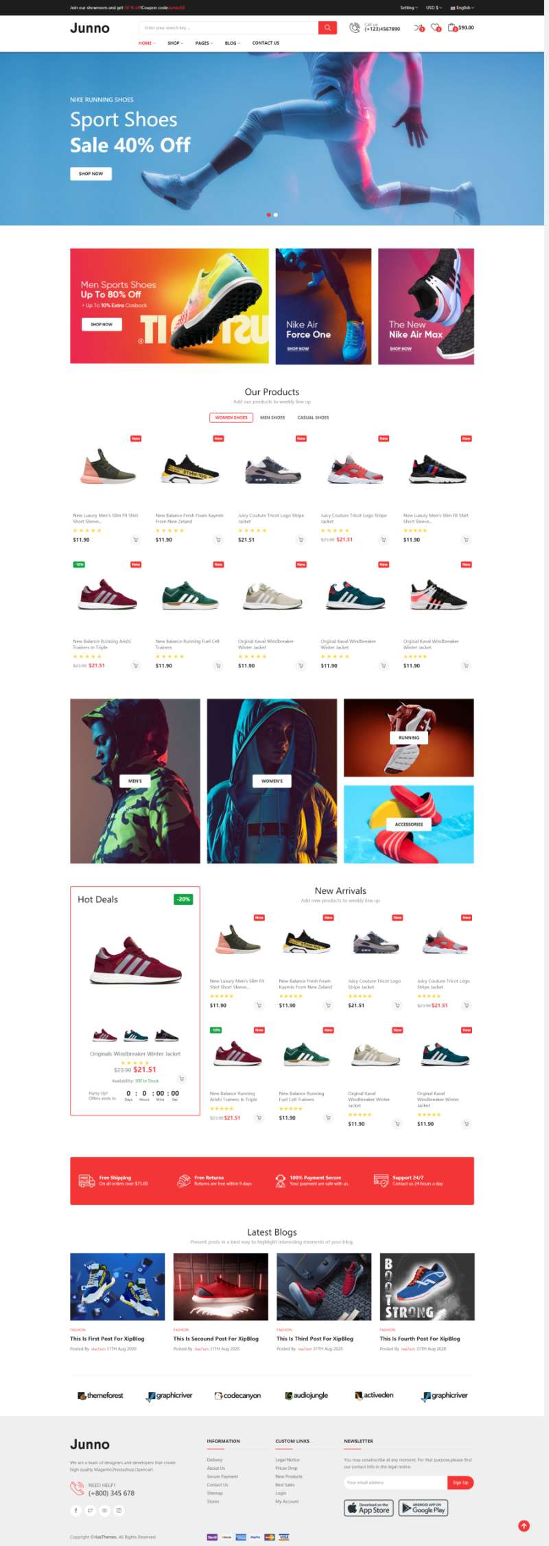 bootstrap购物网站源代码，时尚电商平台网页模板