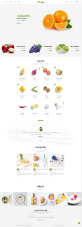 果蔬商城源码免费，有机食品网页制作模板