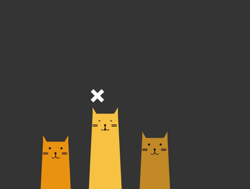 小猫咪表情包gif，js动画效果代码案例