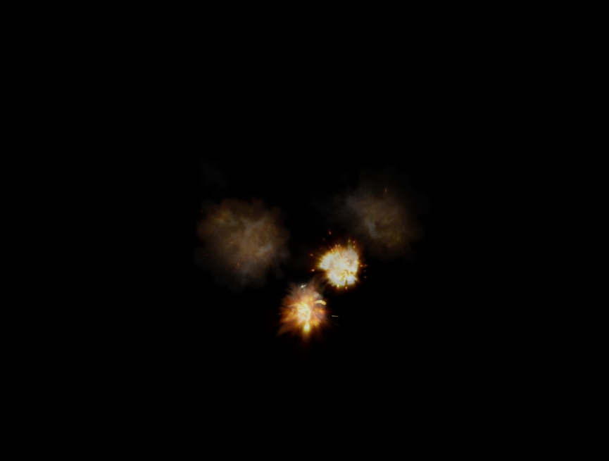 爆炸動畫素材下載，逼真火花特效素材