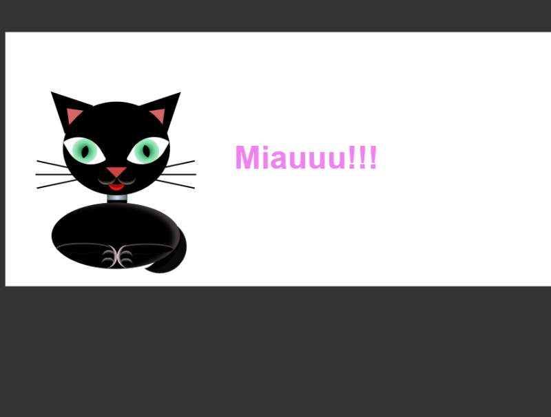 html动画循环播放，妖娆的小黑猫动画形象