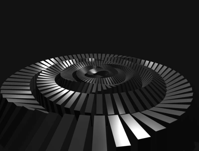 3dmax环形阵列，莫比乌斯环动画演示素材