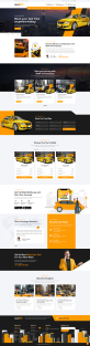 在线预约网页制作，出租车汽车服务网站官网模板