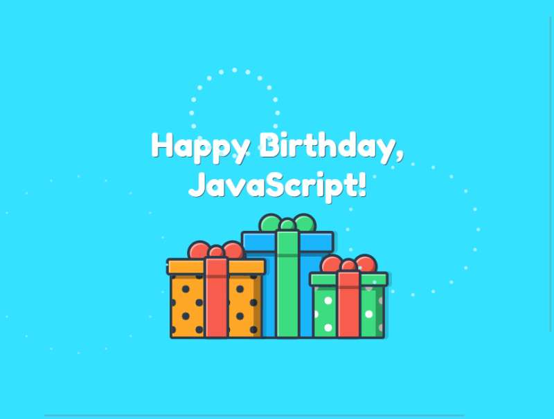 生日动画制作，JavaScript生日祝福模板