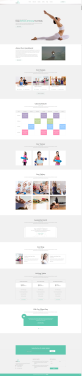 瑜伽网站源码，专业健身培训网页模板