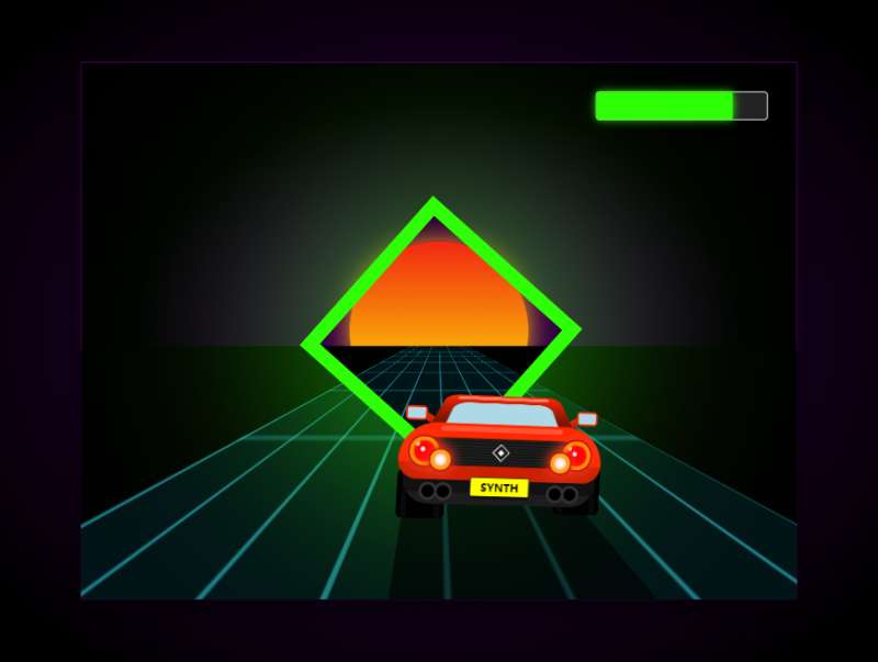 h5赛车游戏搭建素材，卡通赛车动态图片下载