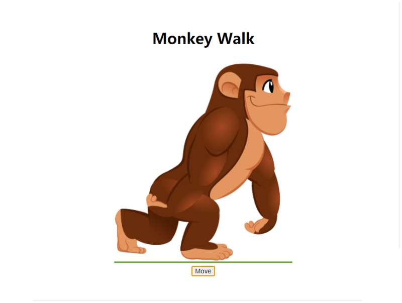 交互创新设计，猴子走路动态图片素材