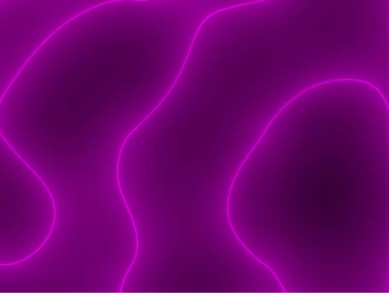 霓虹灯线条特效设计，紫红色波浪线条背景素材