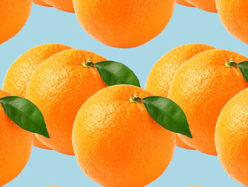 全屏3d特效，橙子背景图可爱治愈系素材