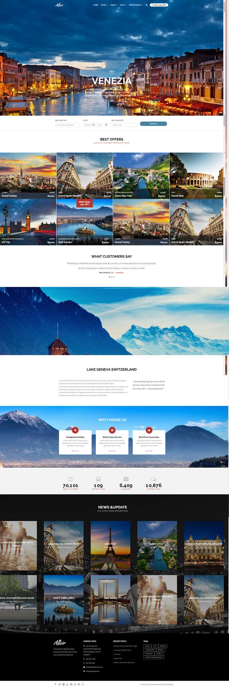 旅行社网页板面设计，旅游网页设计作品欣赏