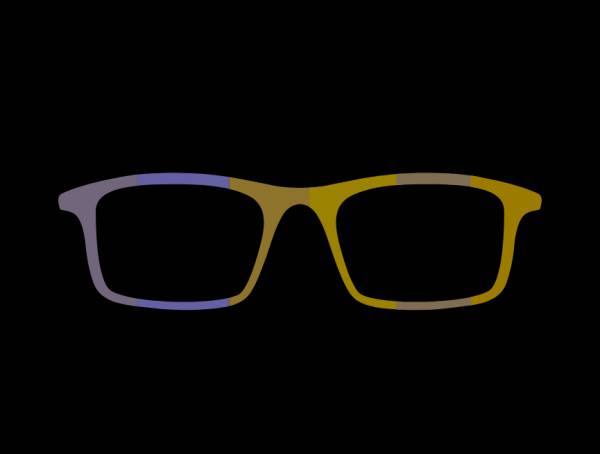 css渐变色代码，眼镜卡通动画效果图素材