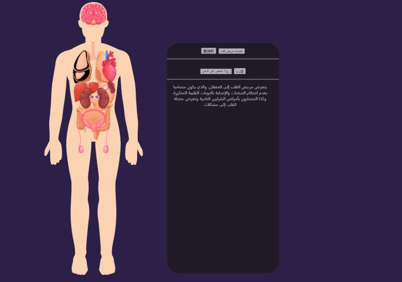 3d醫學動畫制作，人體內臟器官分布簡圖