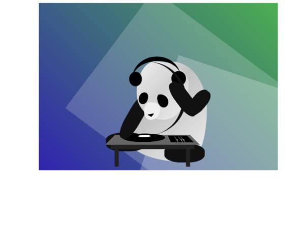 dj动画素材下载，熊猫卡通动图素材必备