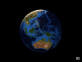 地球3d模型制作，地球旋转动图gif素材