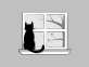 窗口猫咪动图素材，漫画版动态图下载