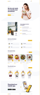 輕食網站平臺設計，簡餐網頁設計模板