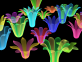 花朵3dmax建模制作，立体花朵背景素材