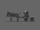 馬車動畫動圖素材下載，無限循環動畫gif圖素材