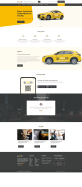 出租車網站首頁設計seo，汽車服務網站建設模板