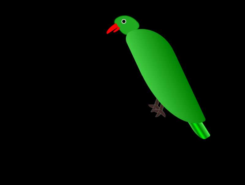 鹦鹉创意设计，唱歌的鹦鹉动态图片素材