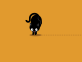 动态猫咪代码，黑猫走路动画效果图素材