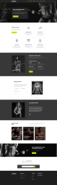 html网页制作，健身俱乐部网站设计模板
