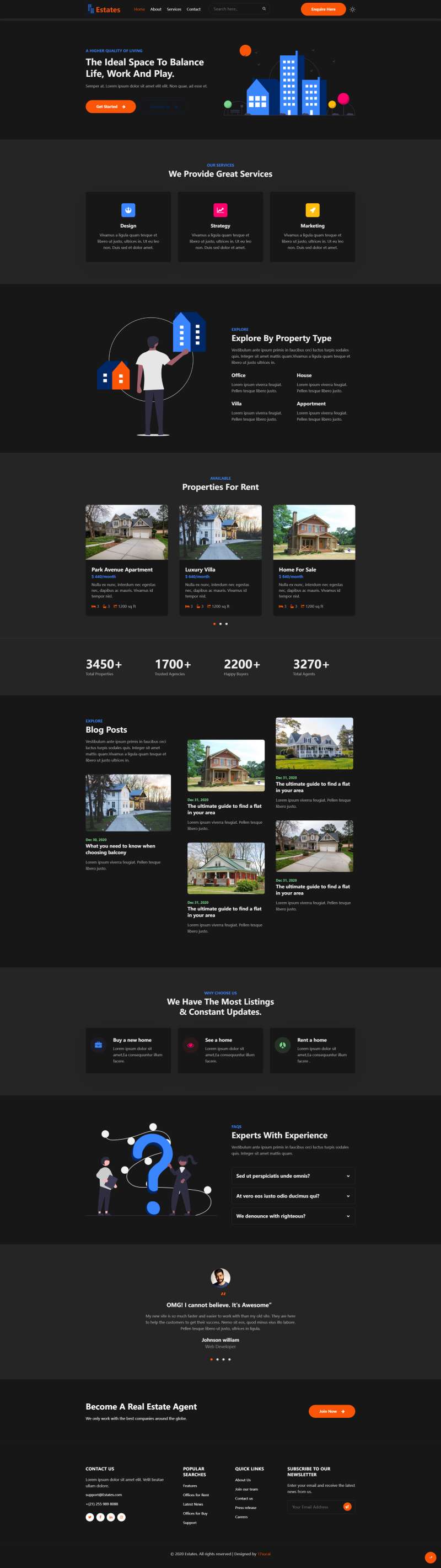 网页制作html代码，房地产营销网页制作模板