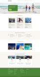 html网页制作，旅游度假网页设计模板