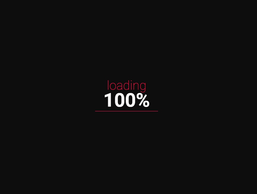 加載百分比代碼，loading動畫特效必備