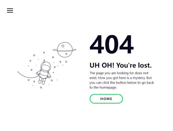 html错误页源码，404错误页面设计