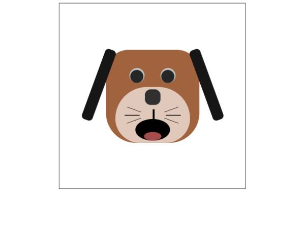 狗头动态表情包无限循环制作，动物卡通头像可爱呆萌素材