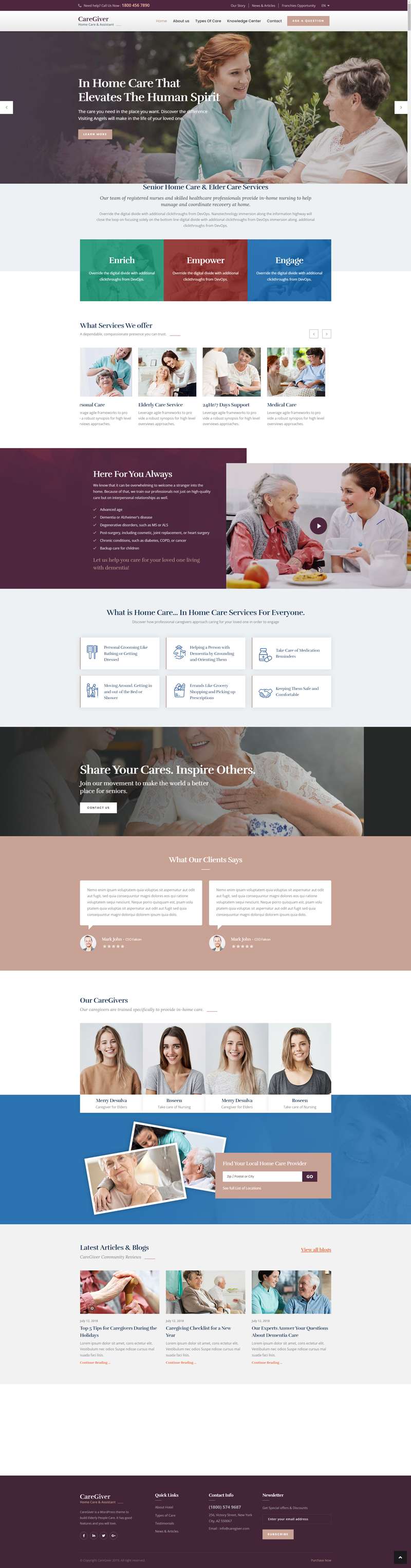 网页制作与设计，优质的养老院网站设计