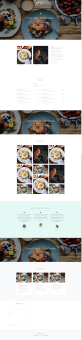 网页设计制作网站模板下载，餐饮美食网站设计模板