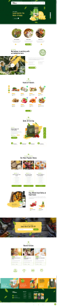 网站模板下载，绿色食品商城网站设计