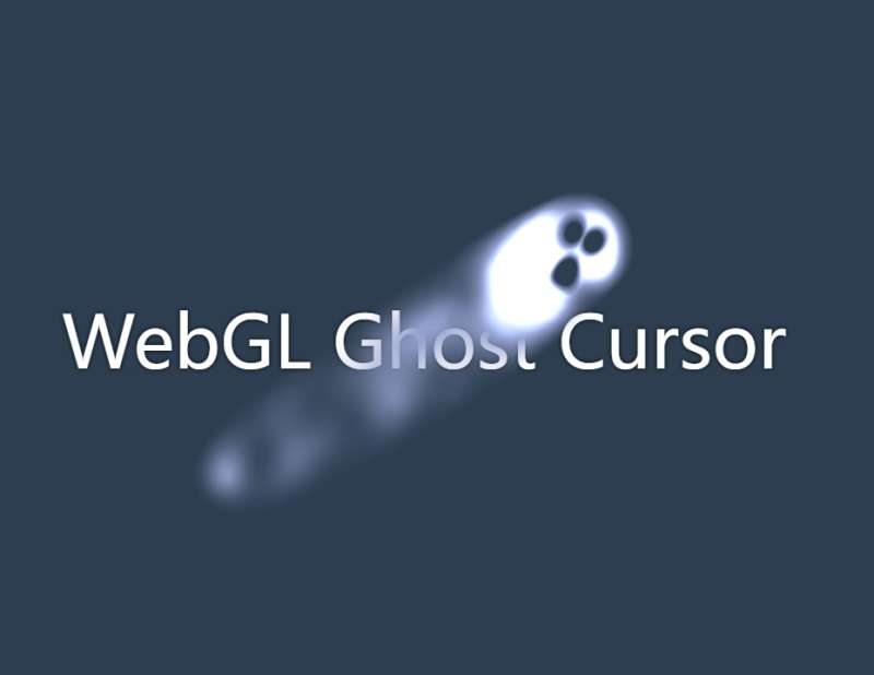 鼠标移动动画gif，创意幽灵光标素材下载