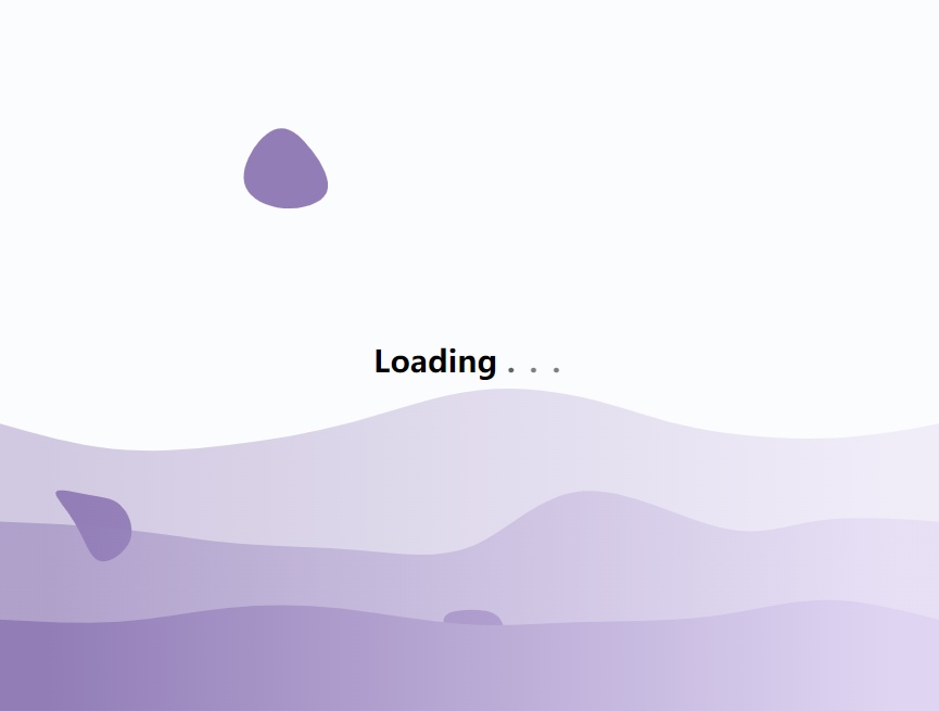 loading動畫界面設計，波浪動畫gif模板