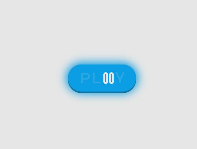 play按钮键ui设计，播放按钮动画制作模板