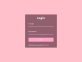 登录页面的html代码，粉色登录表单模板
