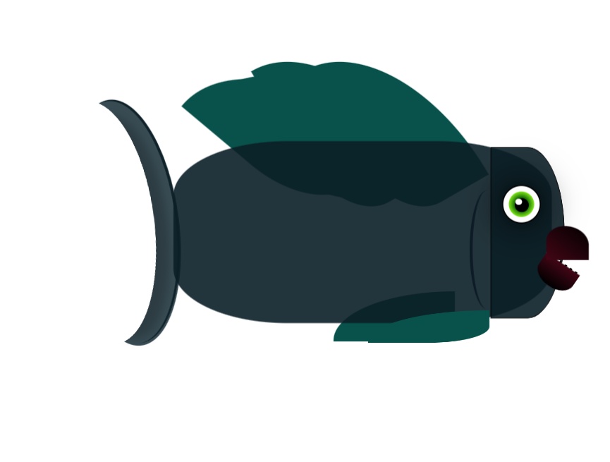 动态鱼图片设计，css动画循环播放素材