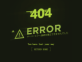 错误页面模板必备，酷炫故障404动画素材
