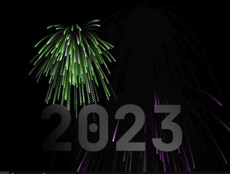 新年烟花代码复制，绝美2023烟花背景图