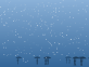 场景动画设计，雪夜行人背景图素材