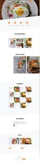 网站模板及源码下载，特色美食网站网页设计模板