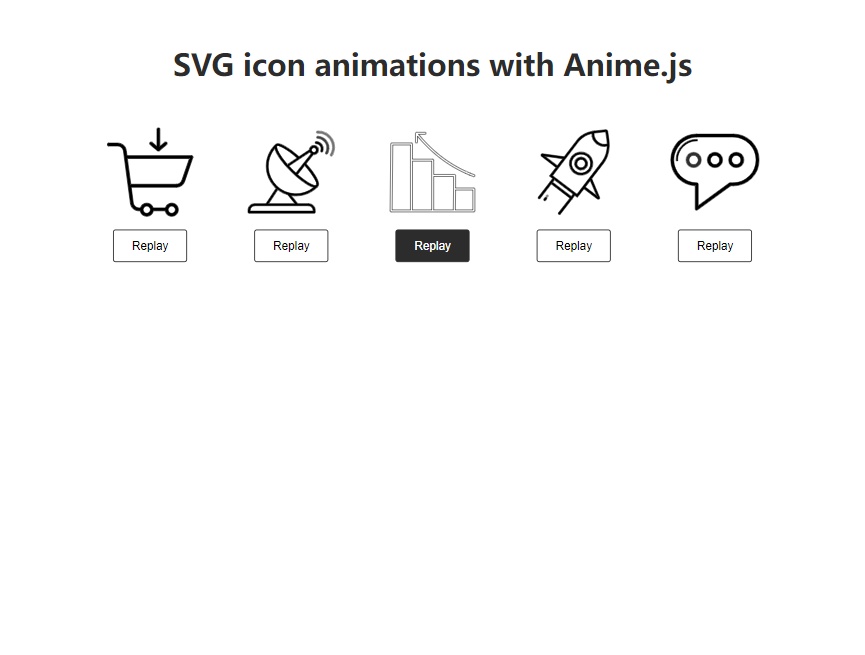 svg圖標下載，animejs重置動畫素材