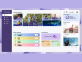 健康界面设计，紫色app界面模板