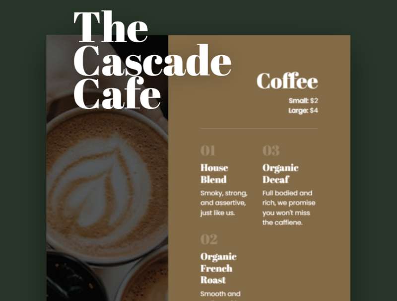 版面设计，创意咖啡杂志内容排版